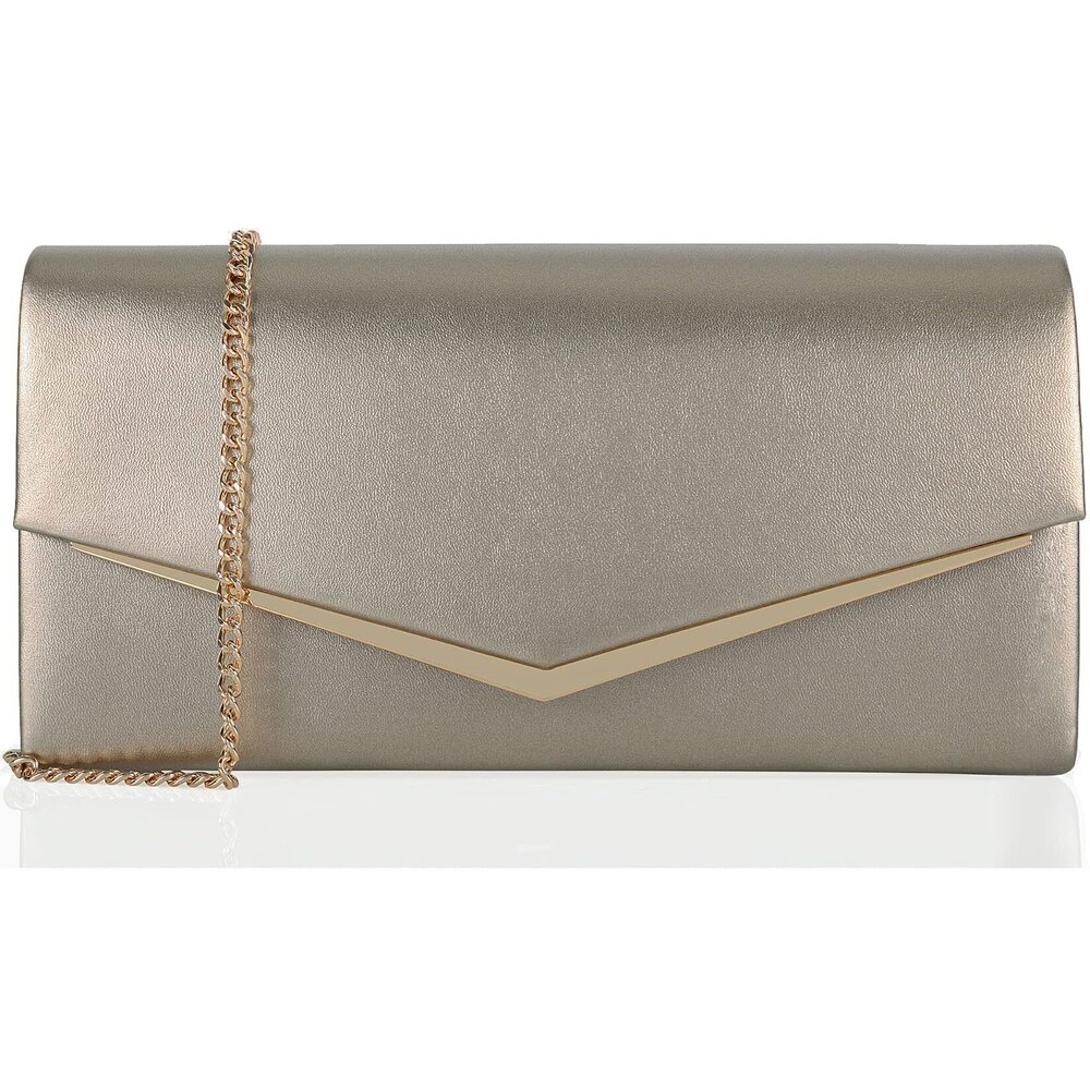 6360 ’s Evening Handbag Vegan Leather Envelope Clutch Classic Elegant Purse